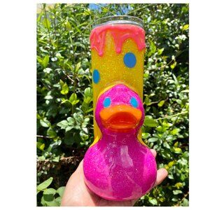 Cute Duck Mug, 20oz Capacity Water Bottle, High Temperature Resistant TUMBLER